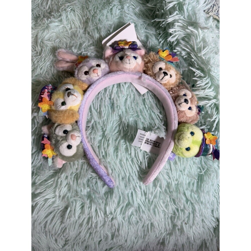 Genuine 2025 Hong Kong Disney 20th Anniversary Duffy Friends Ear Headband New